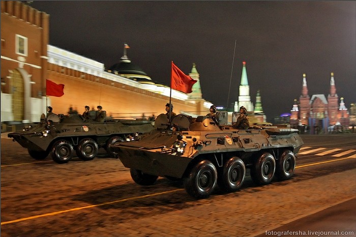 Không khí chuẩn bị cho Ngày chiến thắng 9/5 đang diễn ra rất sôi động tại thủ đô Moscow.